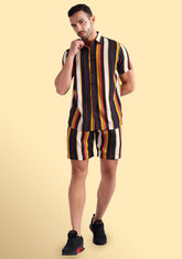 Rainbow Rhythms Half Sleeve Co-Ords Set